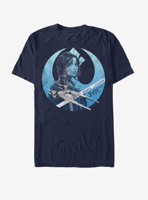 Star Wars Jyn Erso Rebel Crest T-Shirt