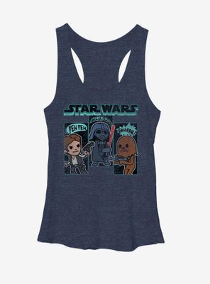 Star Wars Cartoon Sounds Womens Tank