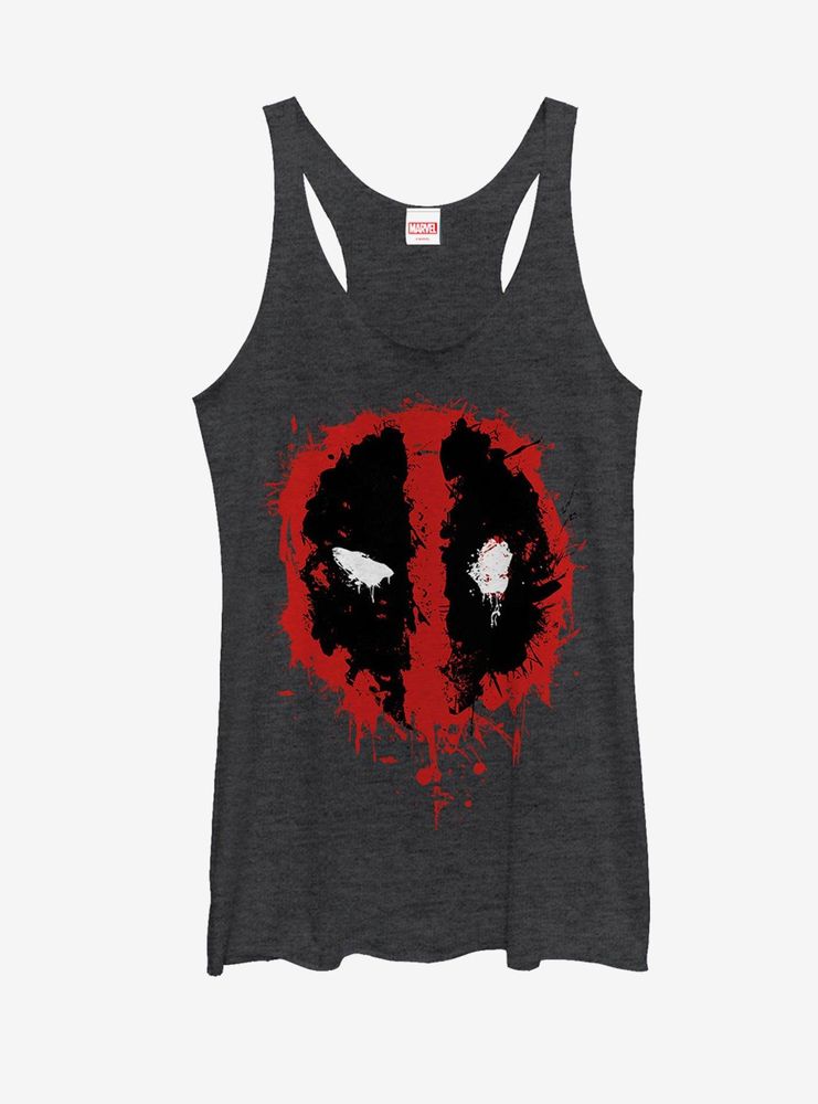 Marvel Deadpool Splatter Icon Womens Tank