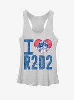 Star Wars I Love R2D2 Womens Tank