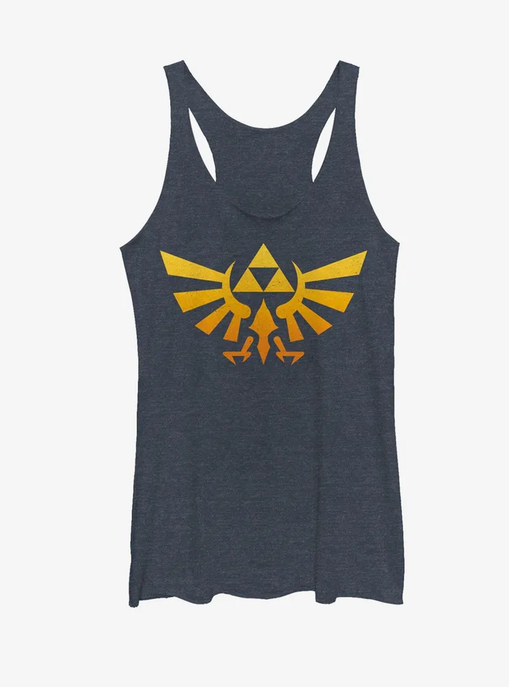 Nintendo Legend of Zelda Triforce Fade Womens Tank