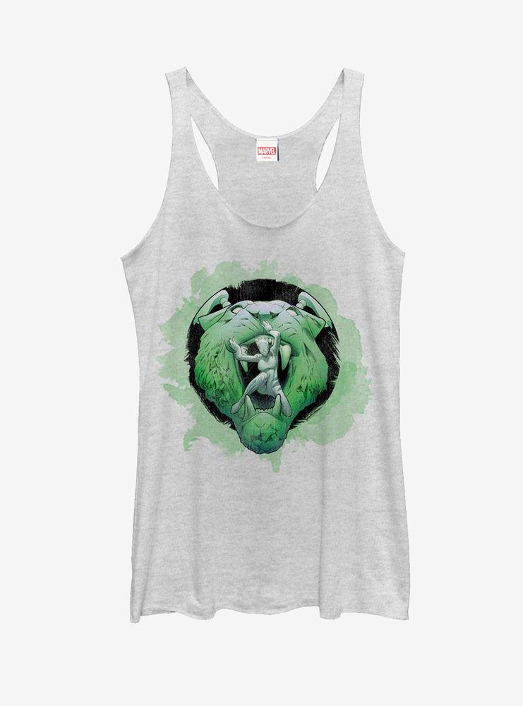 Marvel White Tiger Watercolor Print Womens Tank