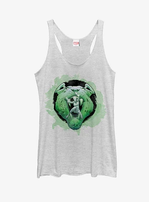 Marvel White Tiger Watercolor Print Womens Tank