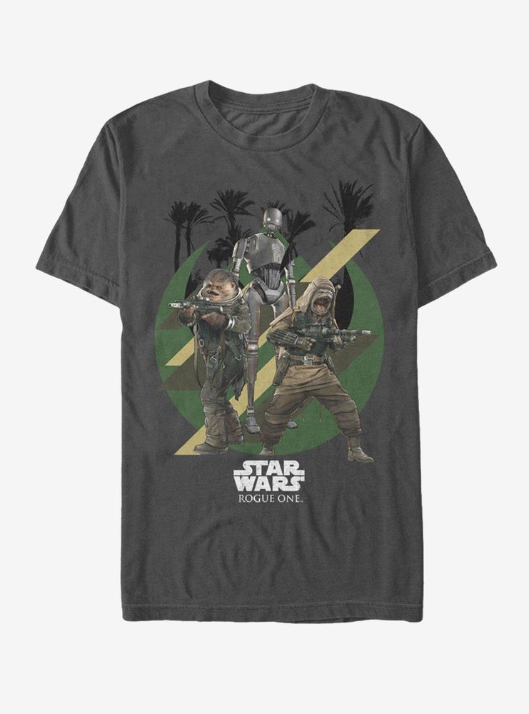 Star Wars Scarif Warriors Pao Bistan K-2SO T-Shirt