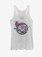 Marvel Black Widow Flying Kick Womens Tank