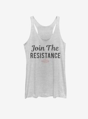 Star Wars Join Resistance Text Womens Tank