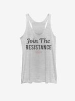 Star Wars Join Resistance Text Womens Tank