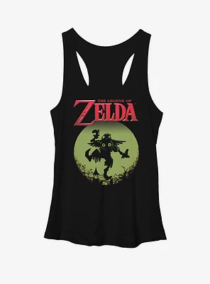 Nintendo Legend of Zelda Skull Kid the Moon Womens Tank