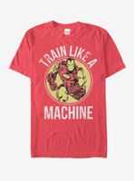 Marvel Iron Man Train Like a Machine T-Shirt