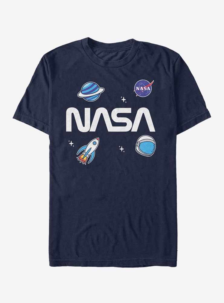 NASA Logo Space Emoji T-Shirt