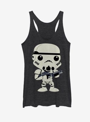 Star Wars Cute Cartoon Stormtrooper Womens Tank