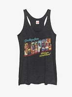 Marvel Deadpool Greetings From Vacation Womens Tank