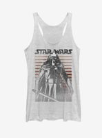 Star Wars The Force Awakens Kylo Ren Distressed Womens Tank