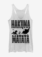 Disney Lion King Hakuna Matata Womens Tank