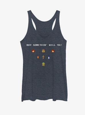 Nintendo Legend of Zelda Merchant Buy Something Womens Tank