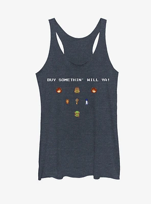 Nintendo Legend of Zelda Merchant Buy Something Womens Tank