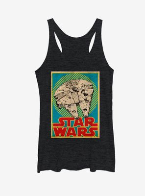 Star Wars Millennium Falcon Trading Card Womens Tank