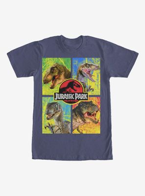 Jurassic Park T. Rex and Velociraptor T-Shirt
