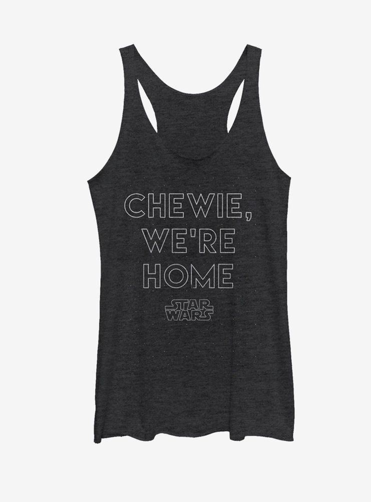 Star Wars Chewie We're Home Womens Tank