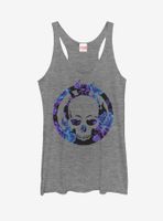 Marvel Ghost Rider Floral Print Womens Tank