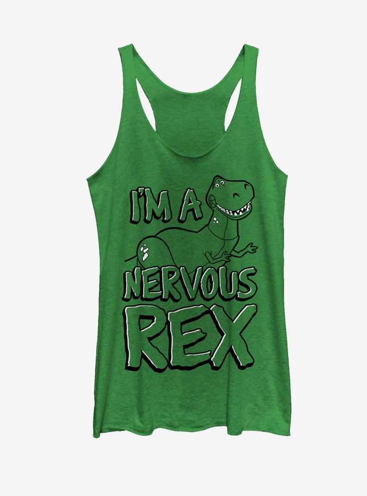 Disney Pixar Toy Story Nervous Rex Womens Tank