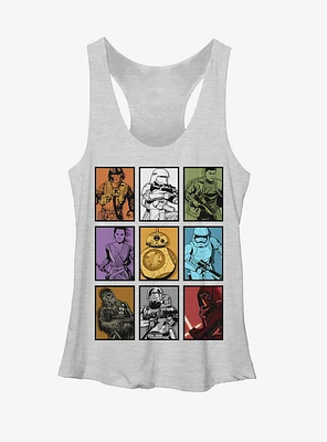 Star Wars Rey and BB-8 Character Boxes Womens Tank