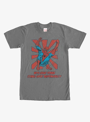 Marvel Spider-Man Great Power T-Shirt