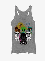 Star Wars Cute Cartoon Dark Side Villains Womens Tank