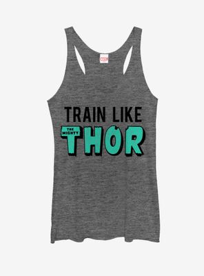 Marvel Train Like Thor Womens Tank