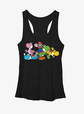 Nintendo Yoshi Many Colors Womens Tank