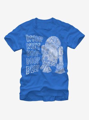 Star Wars R2D2 Words of Wisdom T-Shirt