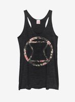 Marvel Black Widow Floral Womens Tank