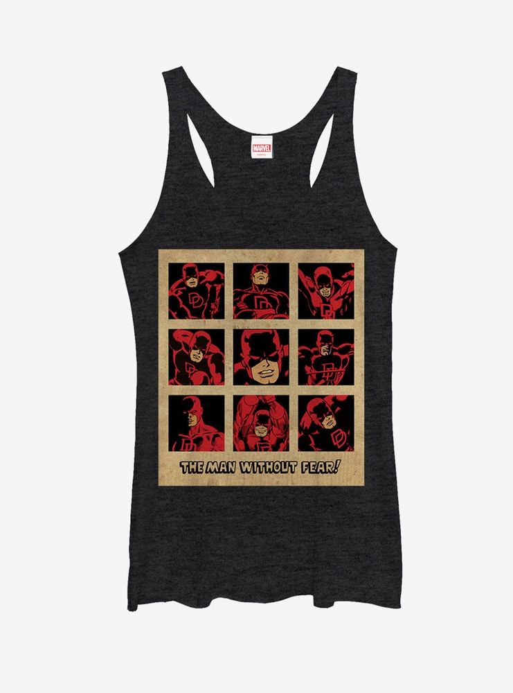 Marvel Daredevil Classic Man Without Fear Womens Tank