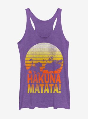 Disney Lion King Hakuna Matata Profile Womens Tank