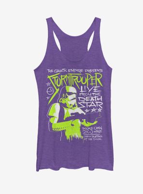 Star Wars Stormtrooper Concert Poster Womens Tank