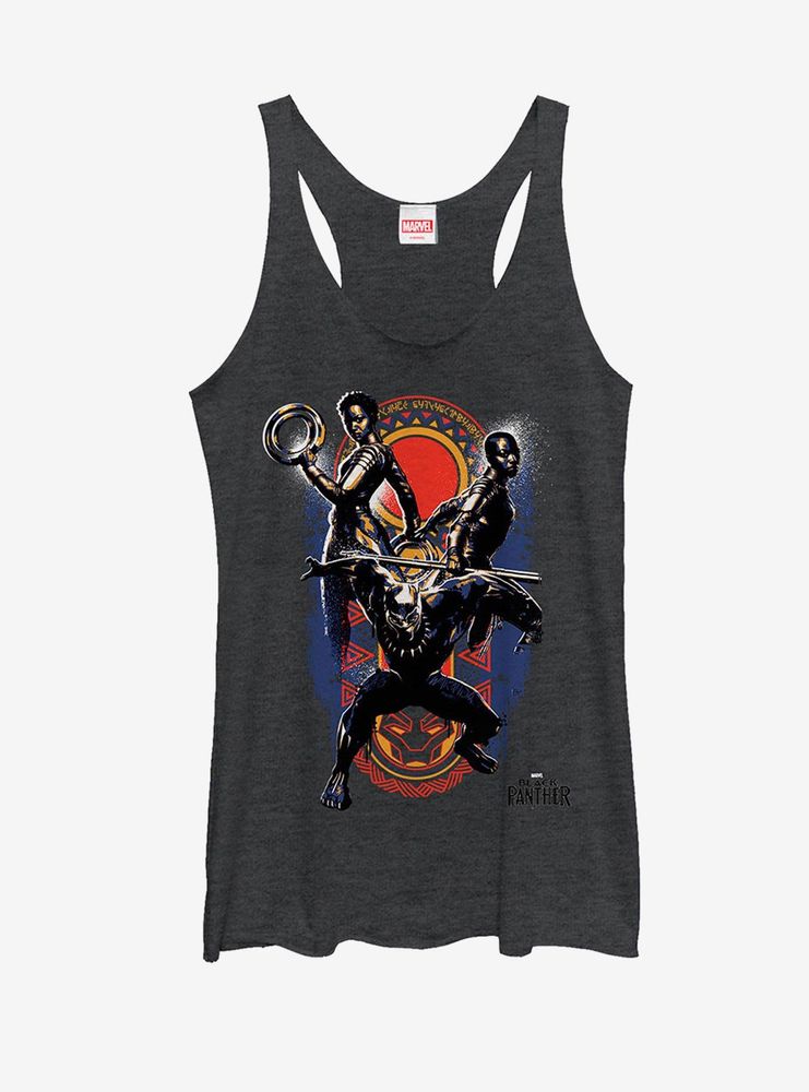 Marvel Black Panther 2018 Allies Womens Tank