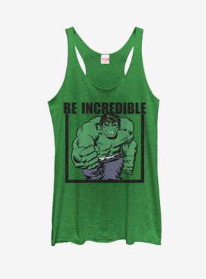 Marvel Hulk Be Incredible Womens Tank
