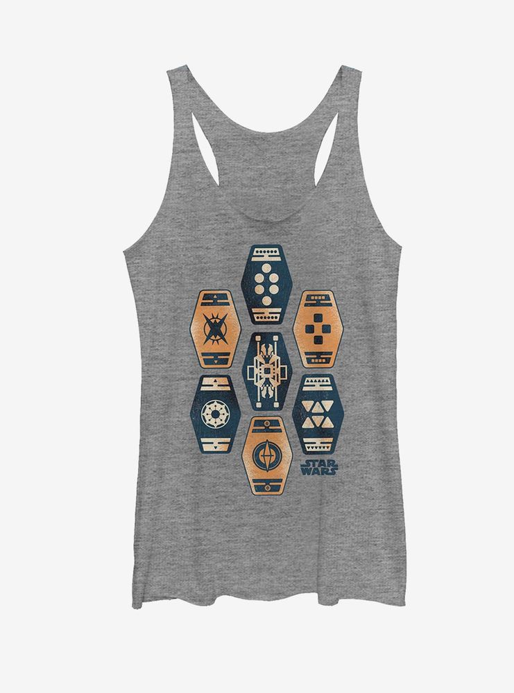 Star Wars Sabacc Deck Womens Tank