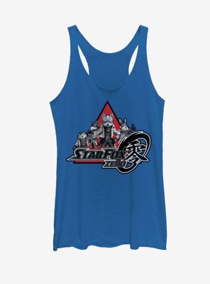 Nintendo Star Fox Zero Logo Characters Womens Tank