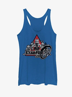 Nintendo Star Fox Zero Logo Characters Womens Tank
