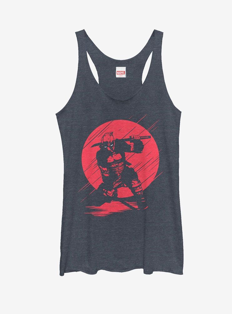 Marvel Deadpool Sunset Streaks Womens Tank