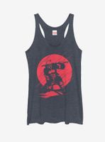 Marvel Deadpool Sunset Streaks Womens Tank