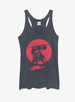 Marvel Deadpool Sunset Streaks Womens Tank