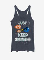 Disney Pixar Finding Nemo Just Keep Swimming Womens Tank