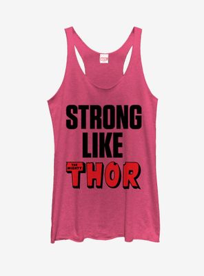 Marvel Strong Like Thor Womens Tank