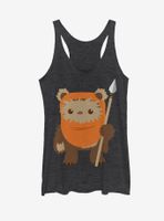 Star Wars Wicket Ewok Cartoon Womens Tank