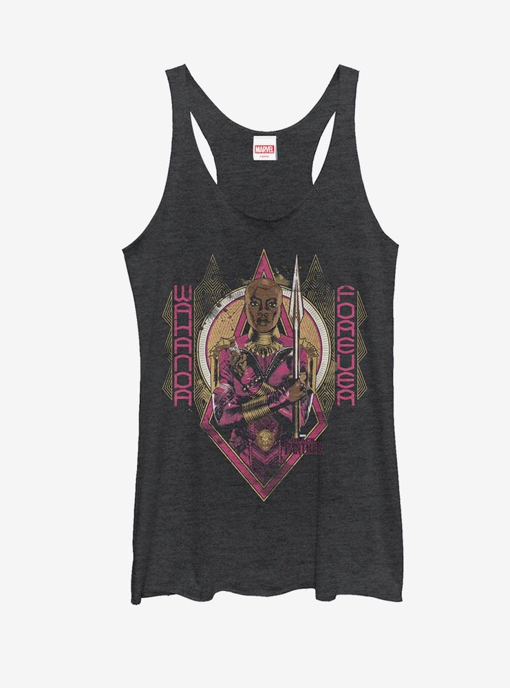 Marvel Black Panther 2018 Okoye Vintage Womens Tank