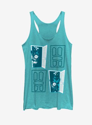 Disney Pixar Monsters, Inc. Closet Door Portal Womens Tank