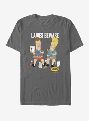 Beavis and Butt-Head Ladies Beware T-Shirt