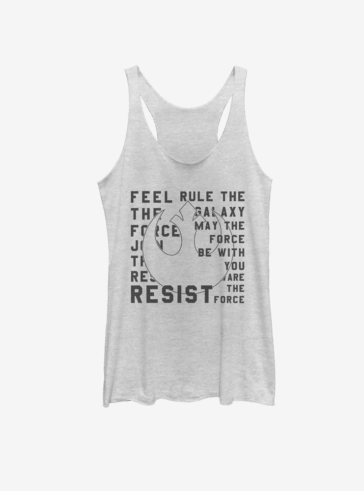 Star Wars Resist Mantra Womens Tank